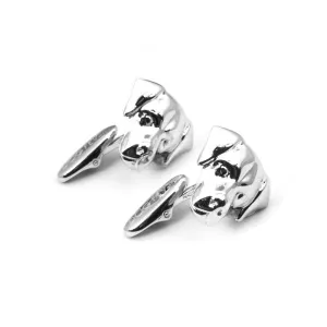 Dog Fever Sterling Silver Labrador Muzzle Cufflinks