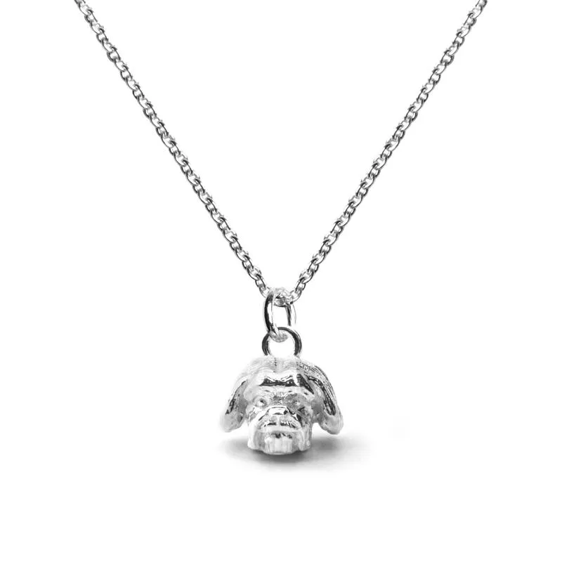 Dog Fever Sterling Silver Shih Tzu Necklace D