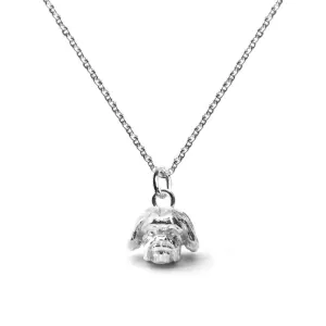 Dog Fever Sterling Silver Shih Tzu Necklace D