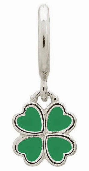 Endless Jewellery Charm Clover Green Silver