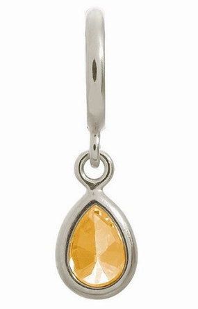 Endless Jewellery Charm Drop Citrine Silver
