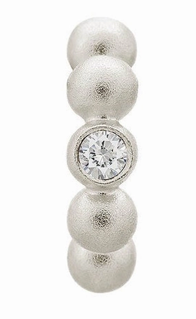 Endless Jewellery Charm Flashy Dot White Silver