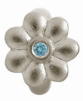 Endless Jewellery Charm Flower Dream Blue Silver