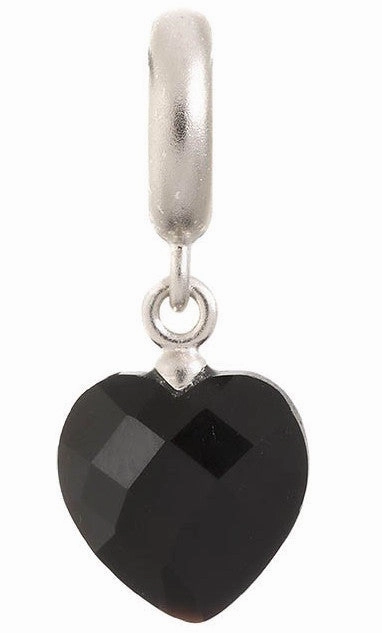 Endless Jewellery Charm Heart Cut Drop Silver