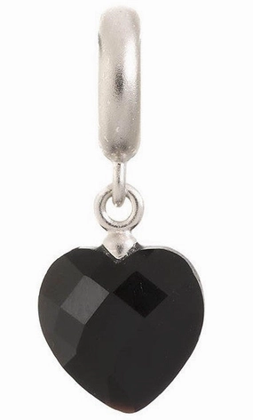 Endless Jewellery Charm Heart Cut Drop Silver