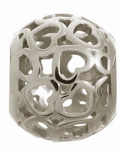 Endless Jewellery Charm Open Heart Love Silver