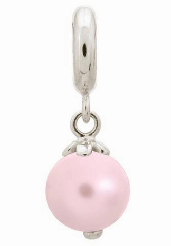 Endless Jewellery Sterling Silver Rose Pink Pearl Charm D