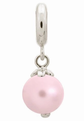 Endless Jewellery Sterling Silver Rose Pink Pearl Charm D