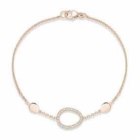Faberge Sasha 18ct Rose Gold 0.29ct Diamond Bracelet