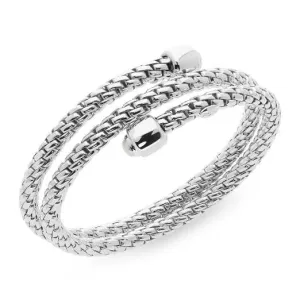 Fope SilverFope Ice Sterling Silver Pearl Bangle