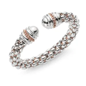 Fope Silverfope Star Sterling Silver Open Bangle