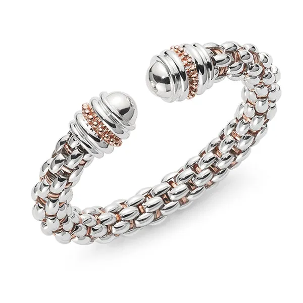Fope Silverfope Star Sterling Silver Open Bangle