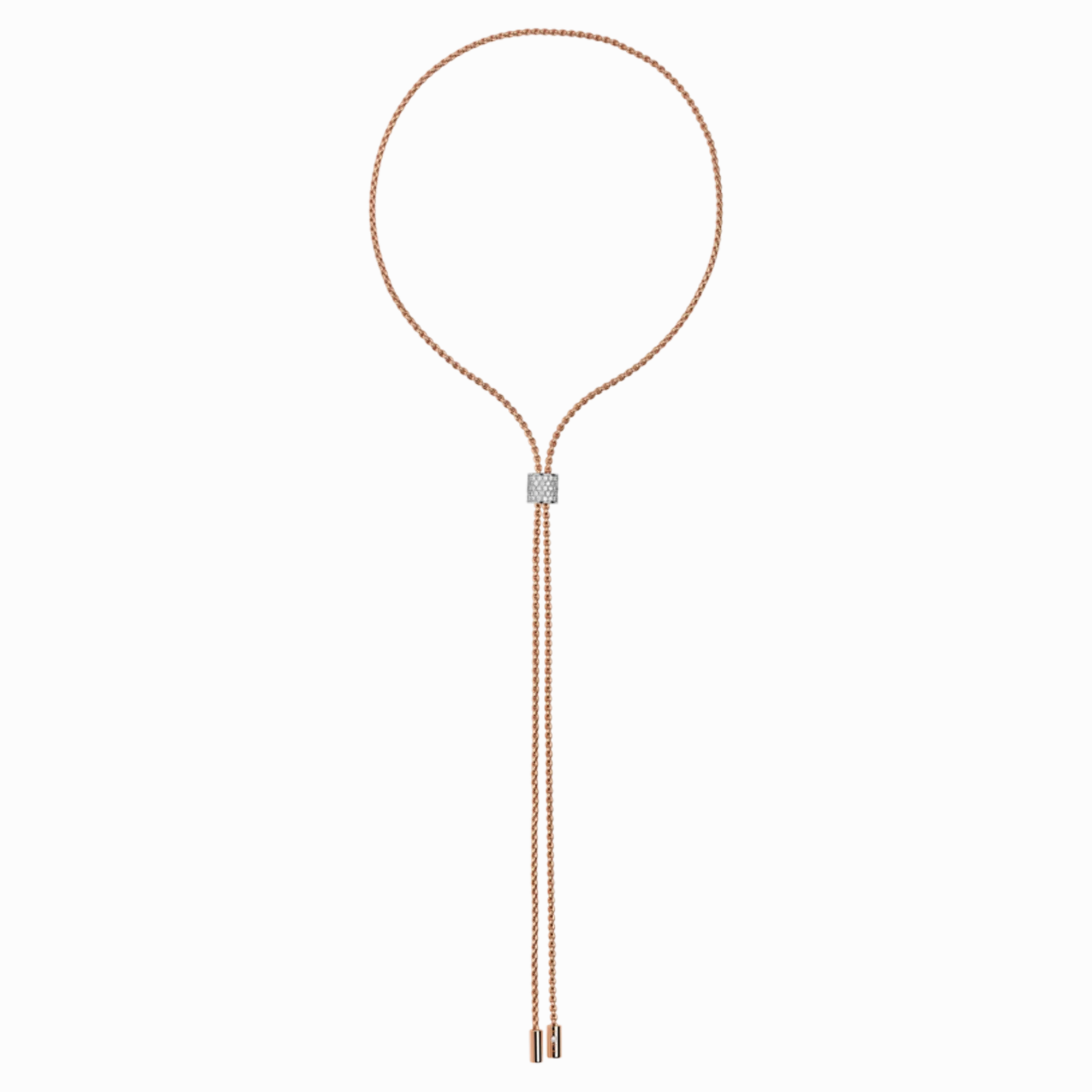 Fope 18ct Rose Gold 0.48ct Diamond Aria Necklace