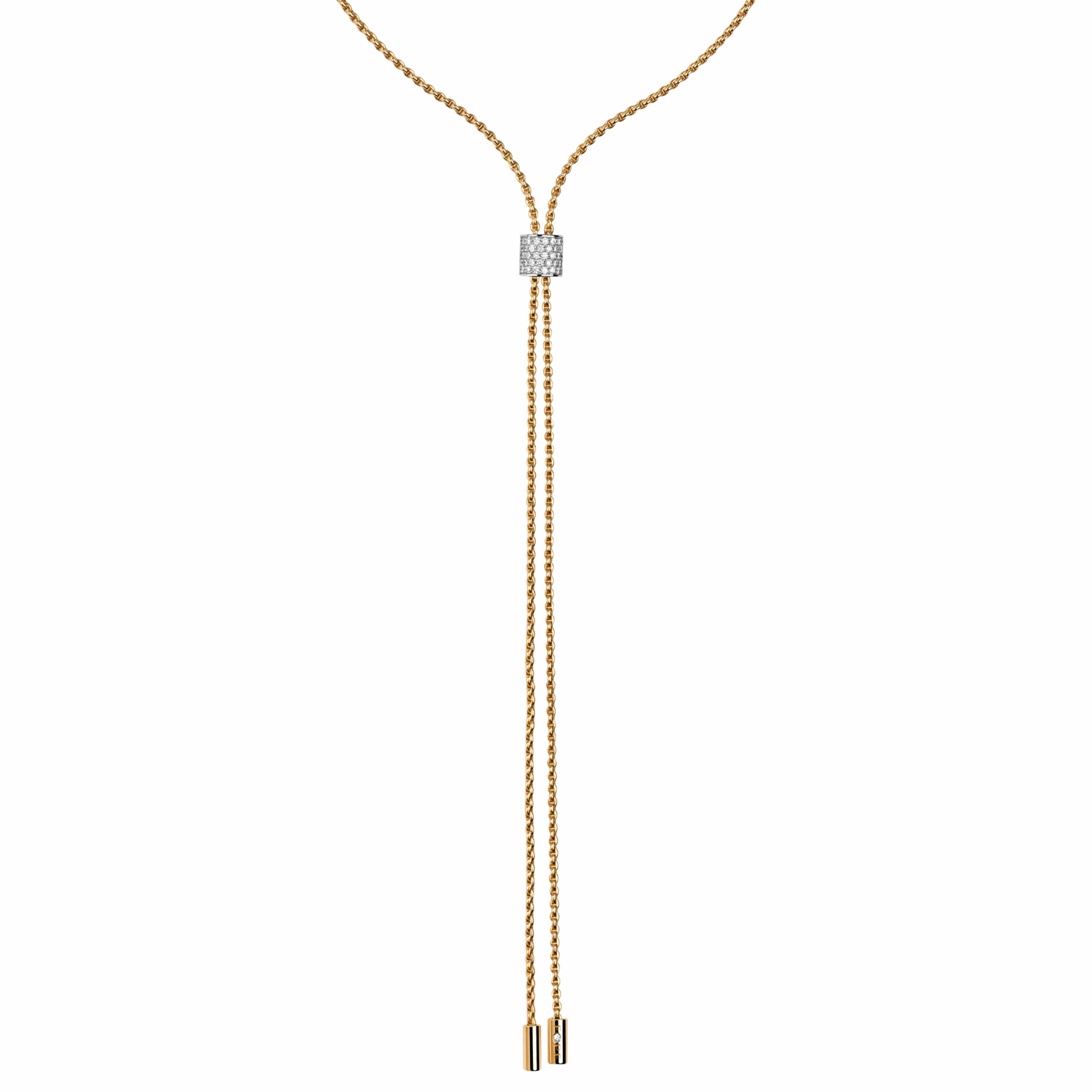 Fope 18ct Yellow Gold 0.48ct Diamond Aria Necklace