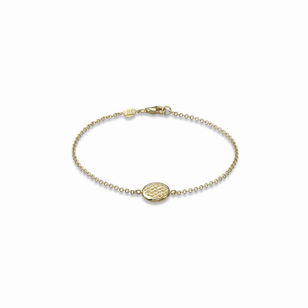 Fope Bracelet Lovely Daisy 18ct Yellow Gold