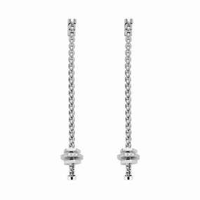 Fope Eka 18ct White Gold 0.30ct Diamond Drop Earrings