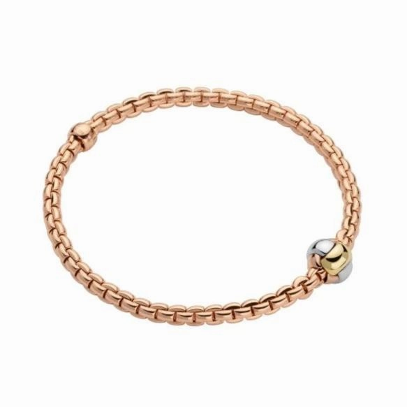 Fope Eka Tiny 18ct Rose Gold Bracelet