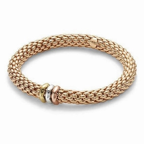 Fope Love Nest 18ct Rose Gold Bracelet