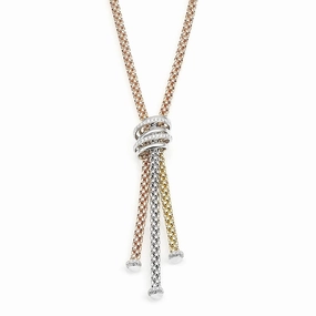 Fope Mialuce 18ct Rose Gold 0.97ct Diamond Necklace