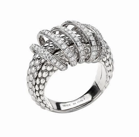 Fope Mialuce 18ct White Gold 0.70ct Diamond Ring