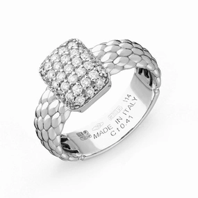 Fope Vendome 18ct White Gold 0.41ct Diamond Ring