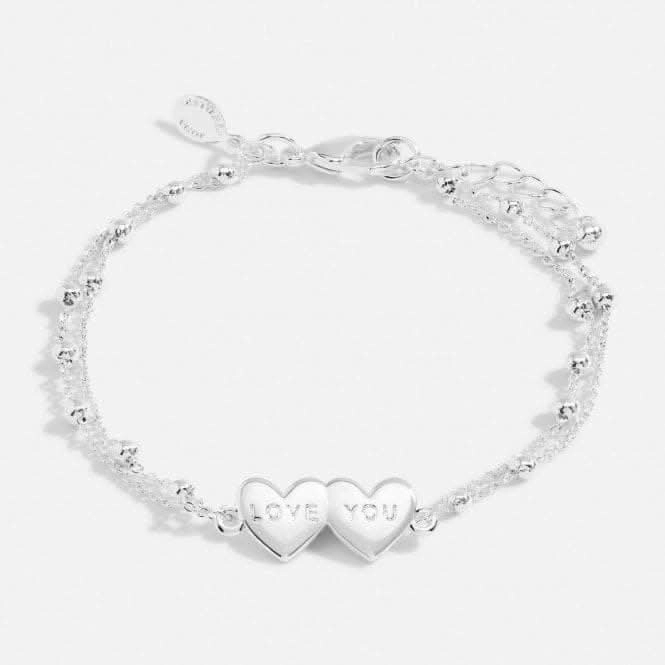 Forever I Love You Silver Plated 18cm   3cm Bracelet 6732