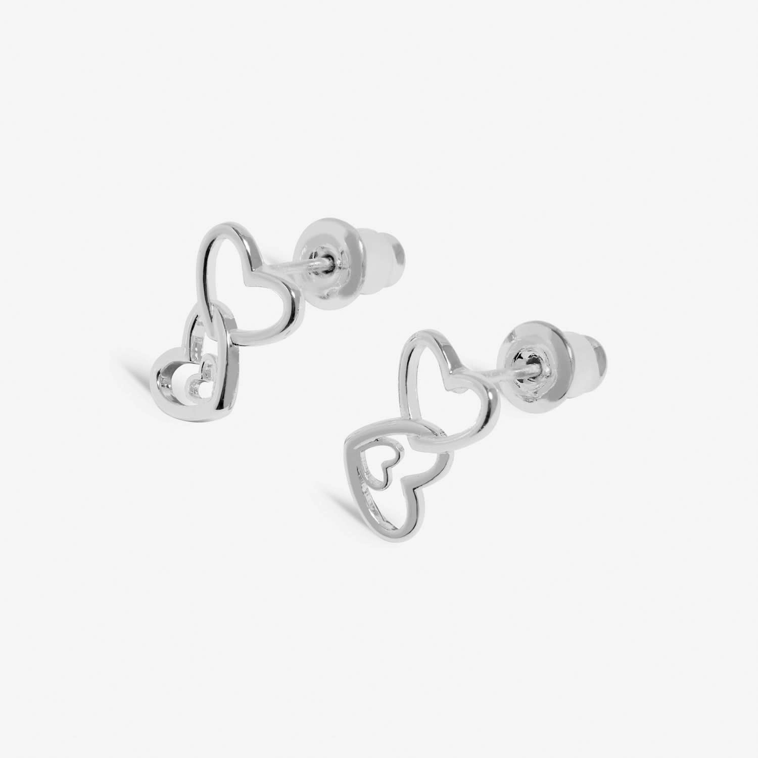 Forever Yours Happy 18th Birthday Silver Plated Earrings 7511