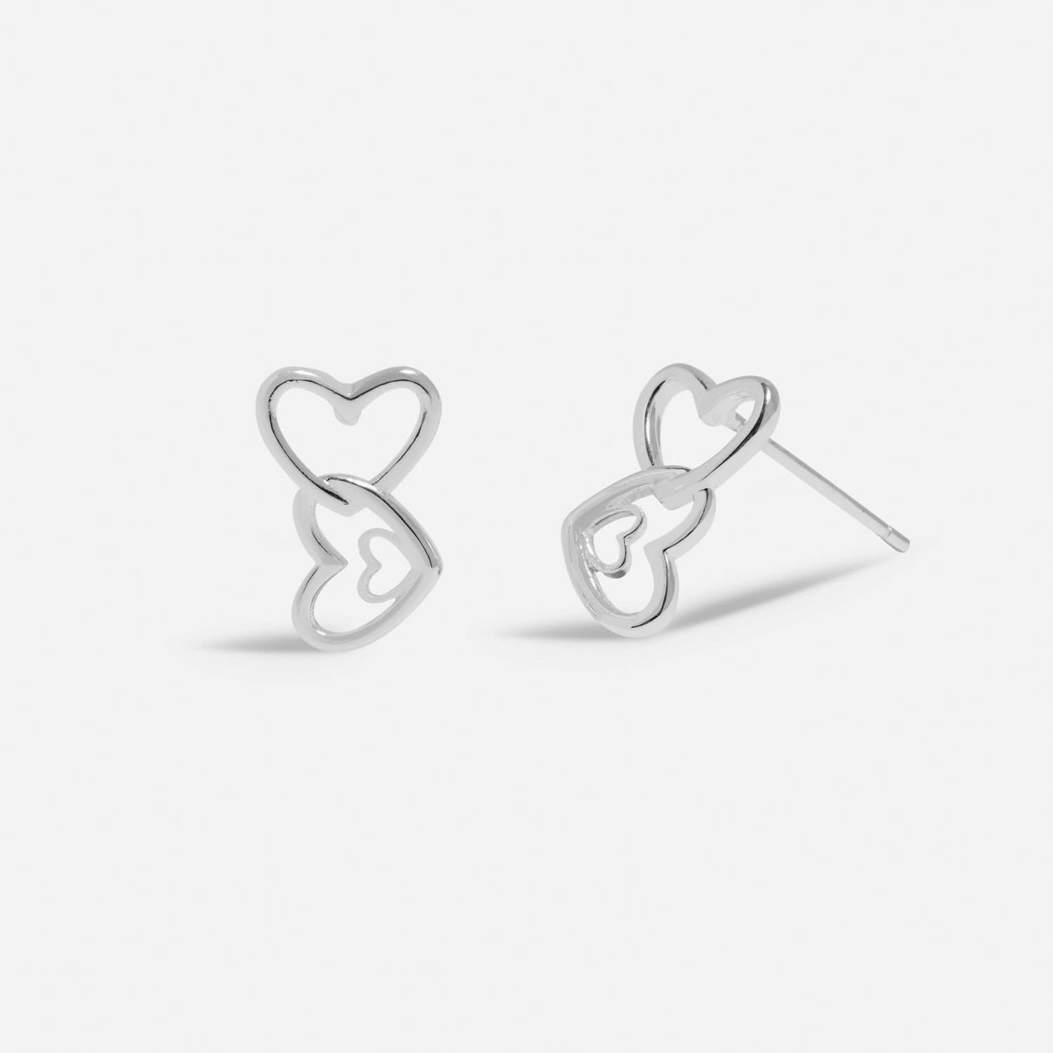 Forever Yours Happy 18th Birthday Silver Plated Earrings 7511