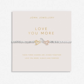 Forever Yours Love You More Silver Bracelet 8289