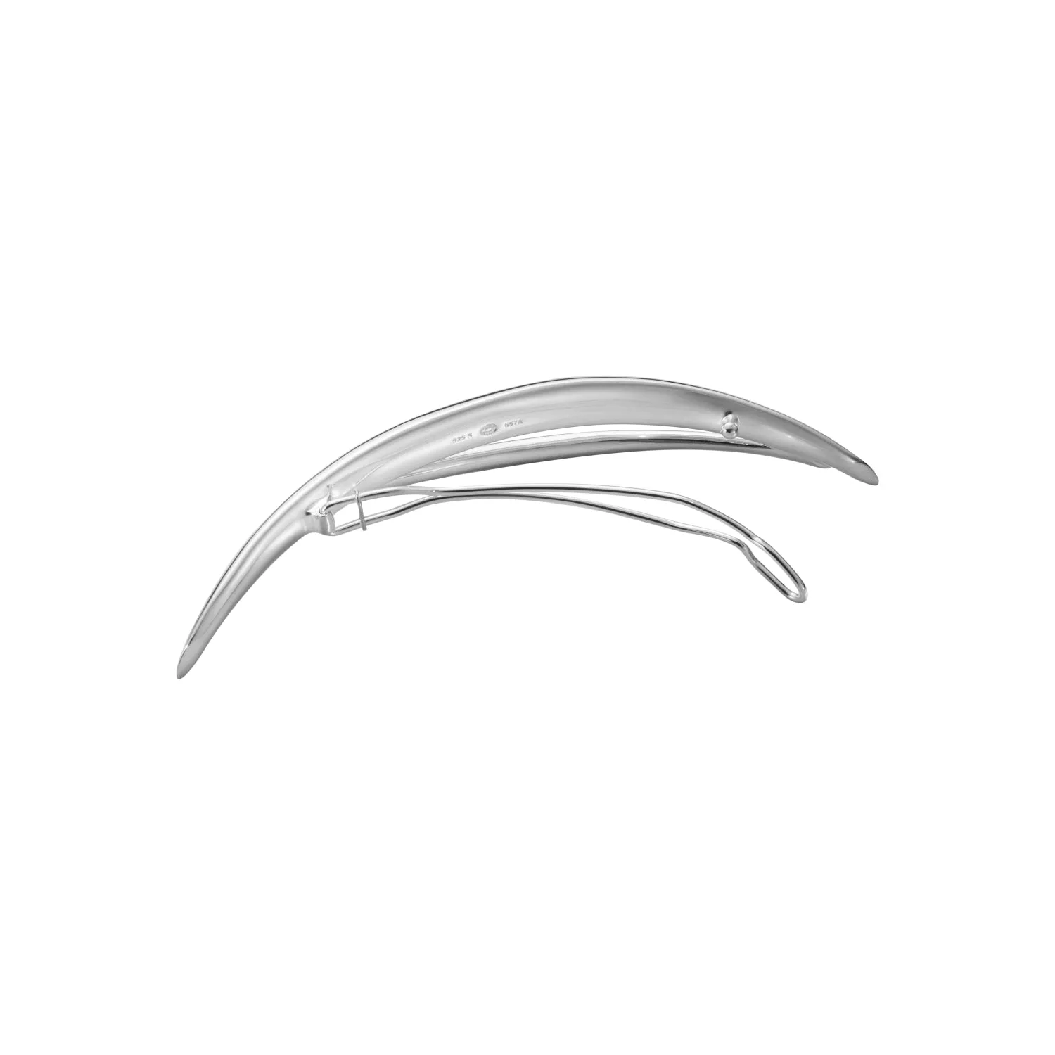 Georg Jensen Arc Sterling Silver Large Hair Clip