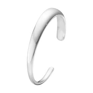 Georg Jensen Curve Sterling Silver Slim Bangle D