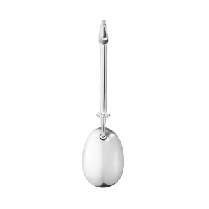 Georg Jensen Dew Drop Sterling Silver Diamond Pendant D