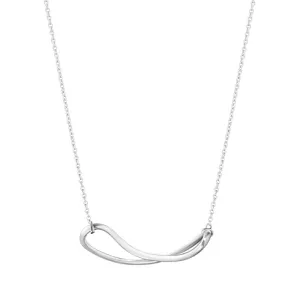 Georg Jensen Infinity Sterling Silver Freeform Infinity Necklace D
