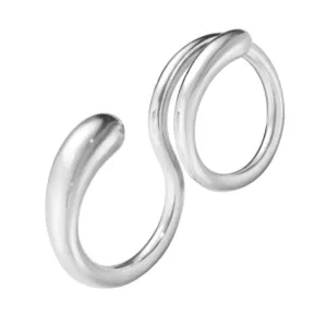 Georg Jensen Mercy Sterling Silver Double Ring