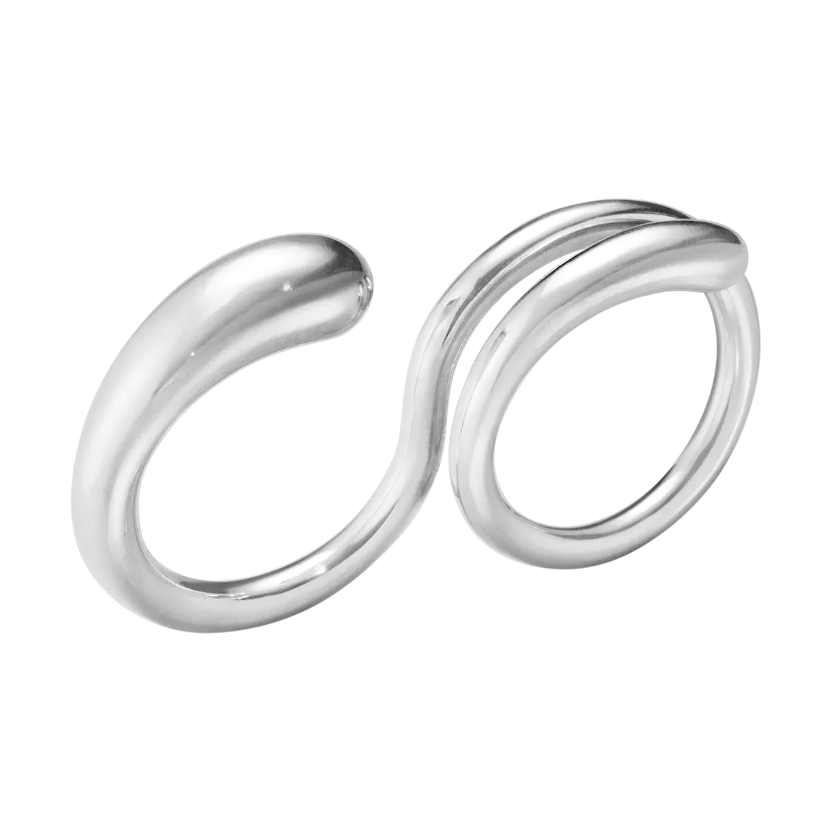 Georg Jensen Mercy Sterling Silver Double Ring