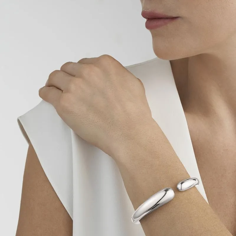 Georg Jensen Mercy Sterling Silver Hinged Bangle