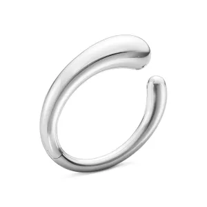 Georg Jensen Mercy Sterling Silver Mega Hinged Bangle D