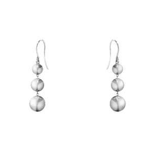 Georg Jensen Moonlight Grapes Sterling Silver Drop Earrings D