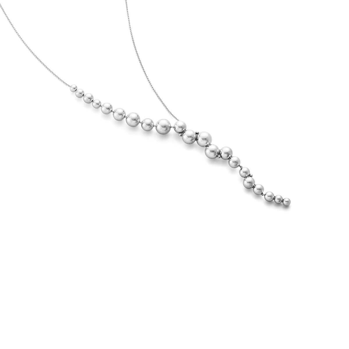 Georg Jensen Moonlight Grapes Sterling Silver Necklace with Pendant