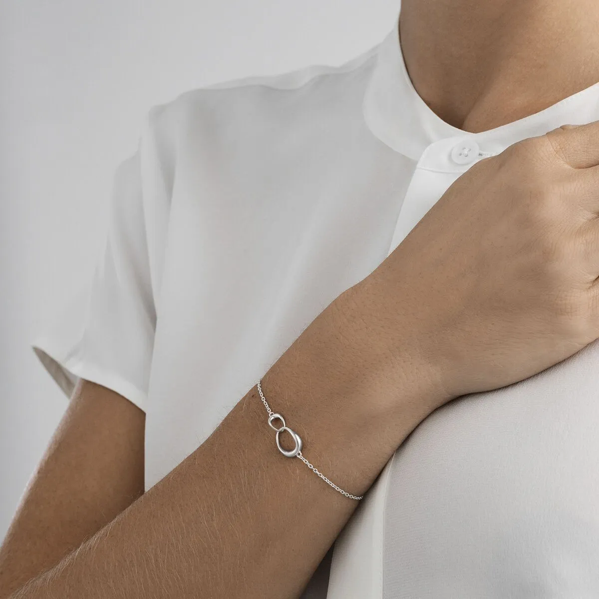 Georg Jensen Offspring Sterling Silver Bracelet