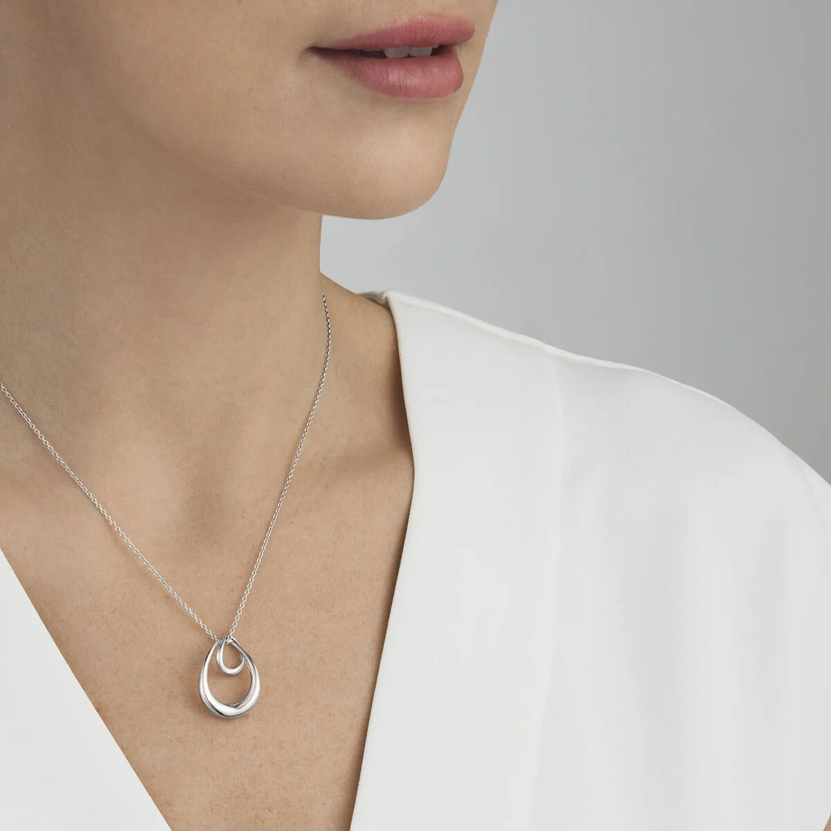 Georg Jensen Offspring Sterling Silver Necklace