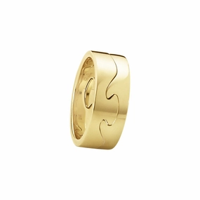 Georg Jensen Fusion 18ct Yellow Gold Two Piece Ring