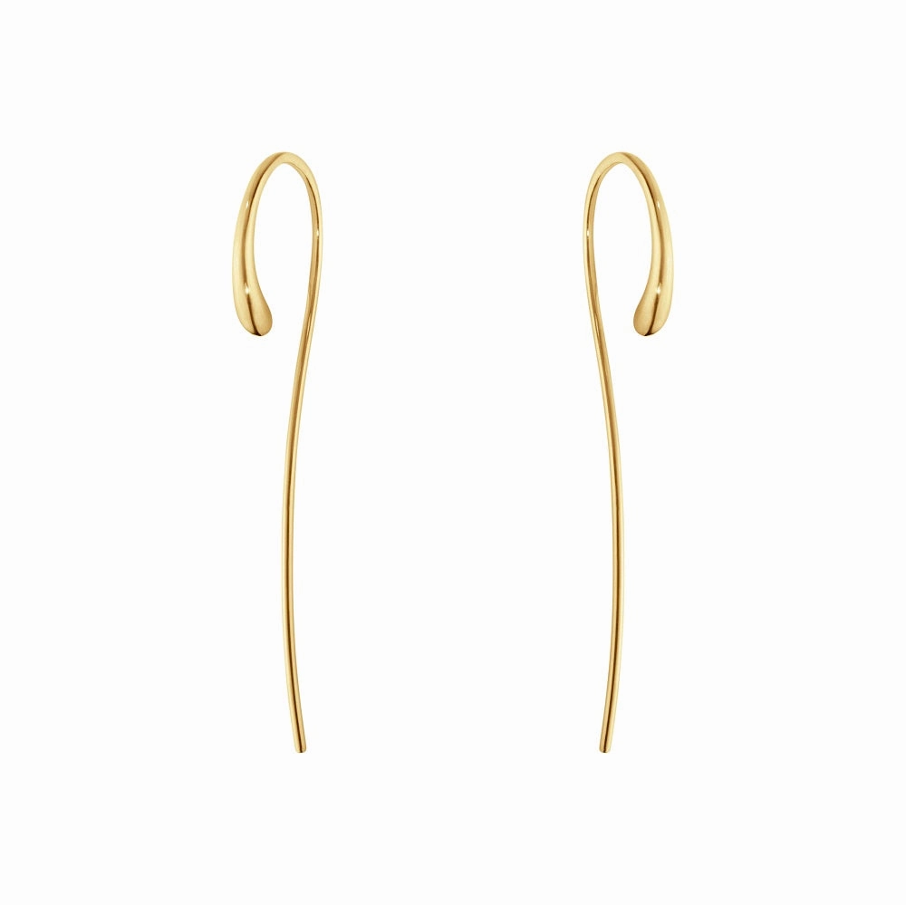 Georg Jensen Mercy 18ct Yellow Gold Drop Earrings