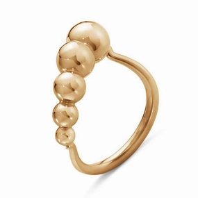 Georg Jensen Moonlight Grapes 18ct Rose Gold Graduating Ring