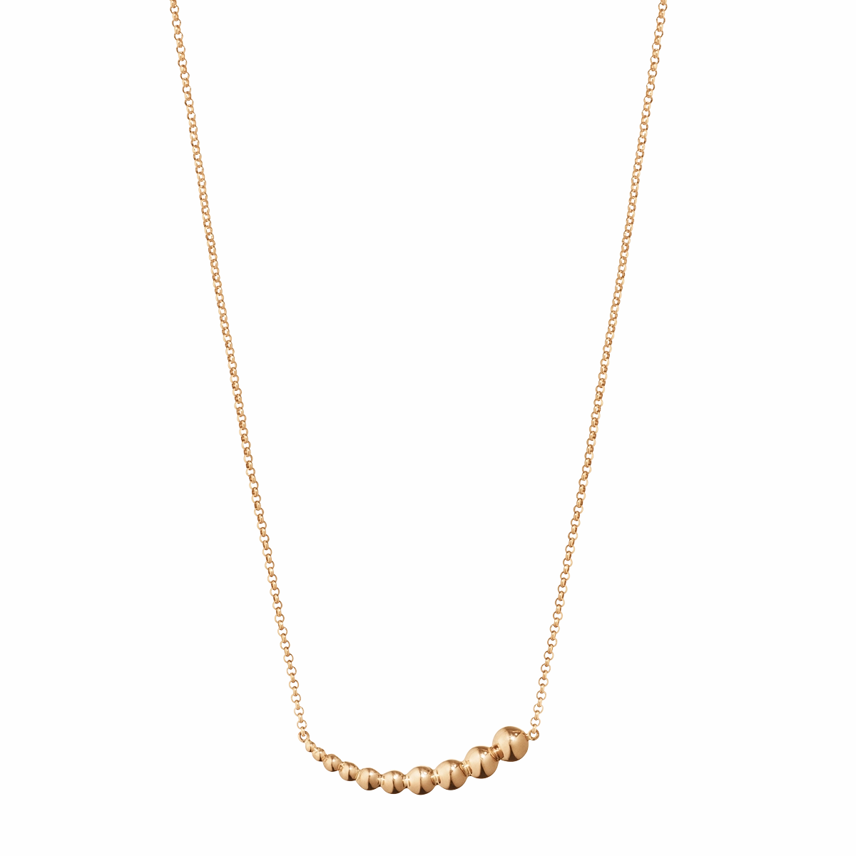 Georg Jensen Moonlight Grapes 18ct Rose Gold Necklace