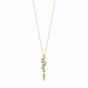 Georg Jensen Moonlight Grapes 18ct Yellow Gold Diamond Pendant