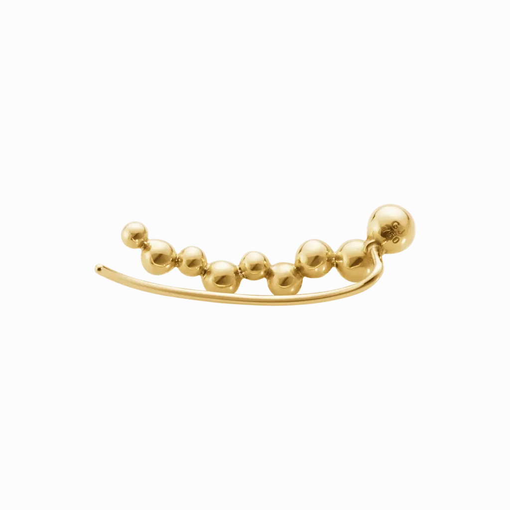 Georg Jensen Moonlight Grapes 18ct Yellow Gold Ear Cuffs