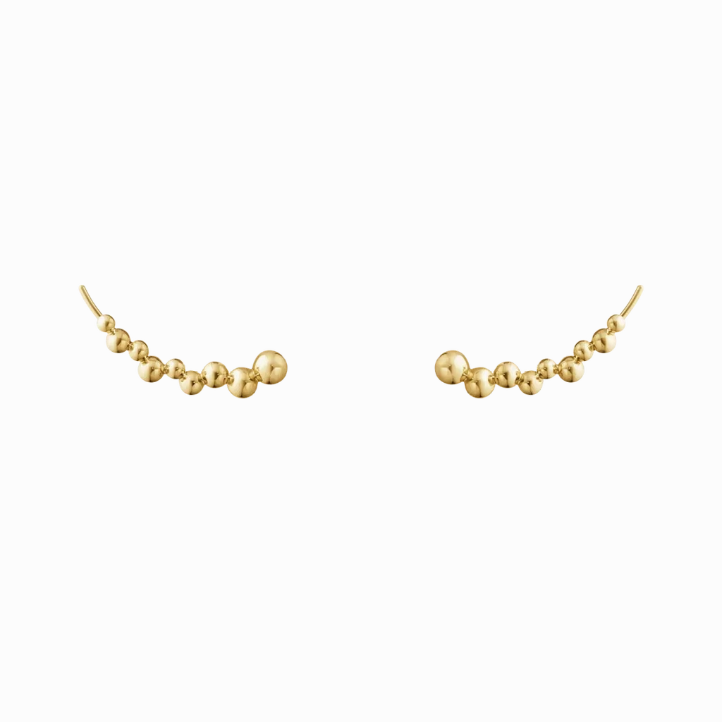 Georg Jensen Moonlight Grapes 18ct Yellow Gold Ear Cuffs