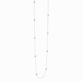 Georg Jensen Moonlight Grapes Sautoir Sterling Silver Necklace