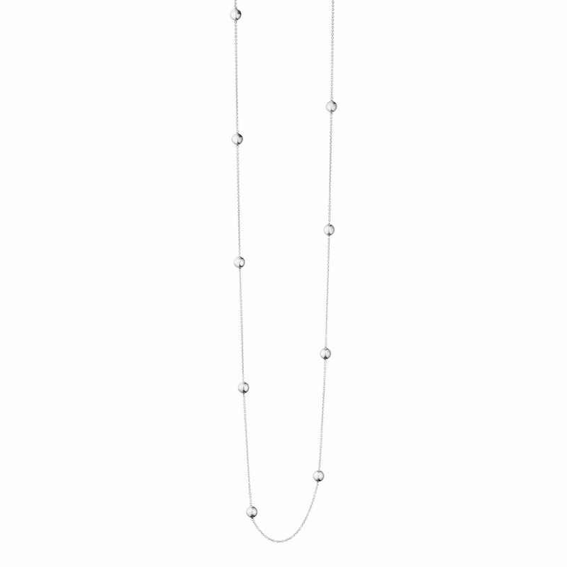 Georg Jensen Moonlight Grapes Sautoir Sterling Silver Necklace